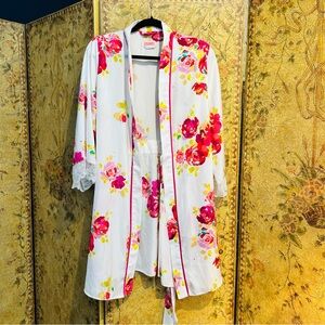 Kate Spade Size Medium Floral Women's Kimono Robe